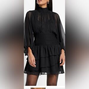 ELEGANT Express Sheer Black Dress New with Tags